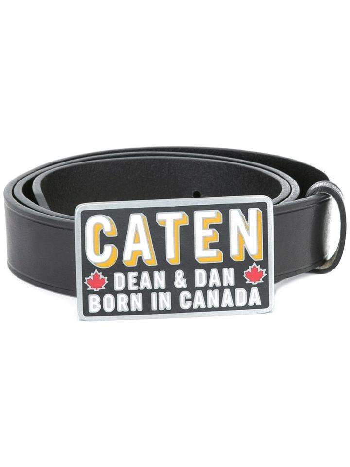 Dsquared2 'caten' Buckle Belt