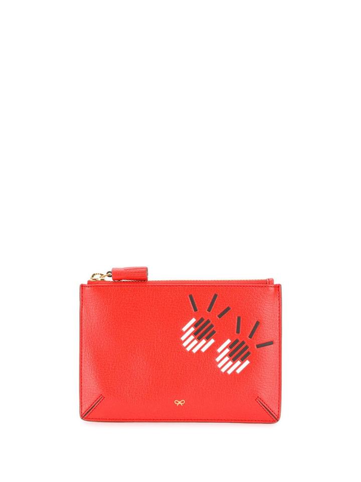 Anya Hindmarch Small Girly Eyes Purse - Red