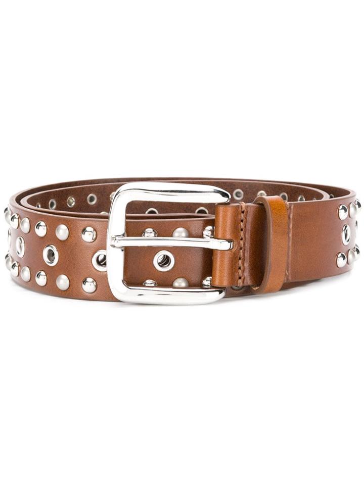 Isabel Marant Studded Belt - Brown