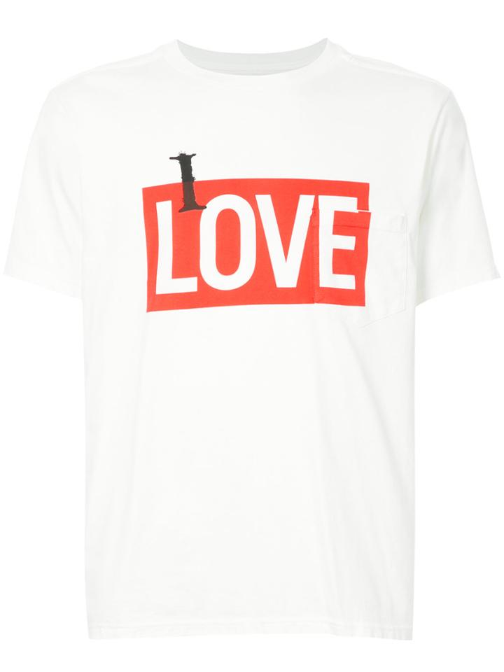 Takahiromiyashita The Soloist Love T-shirt - White