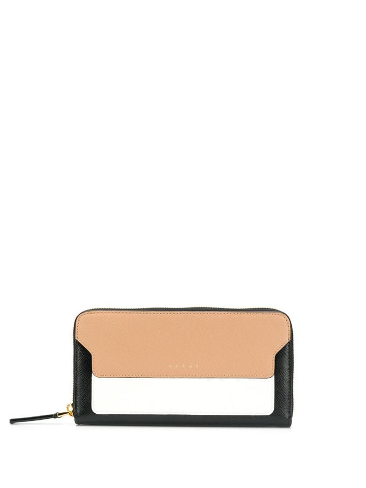 Marni Continental Wallet - Black
