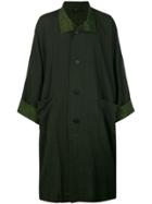 Issey Miyake Loose Coat - Green