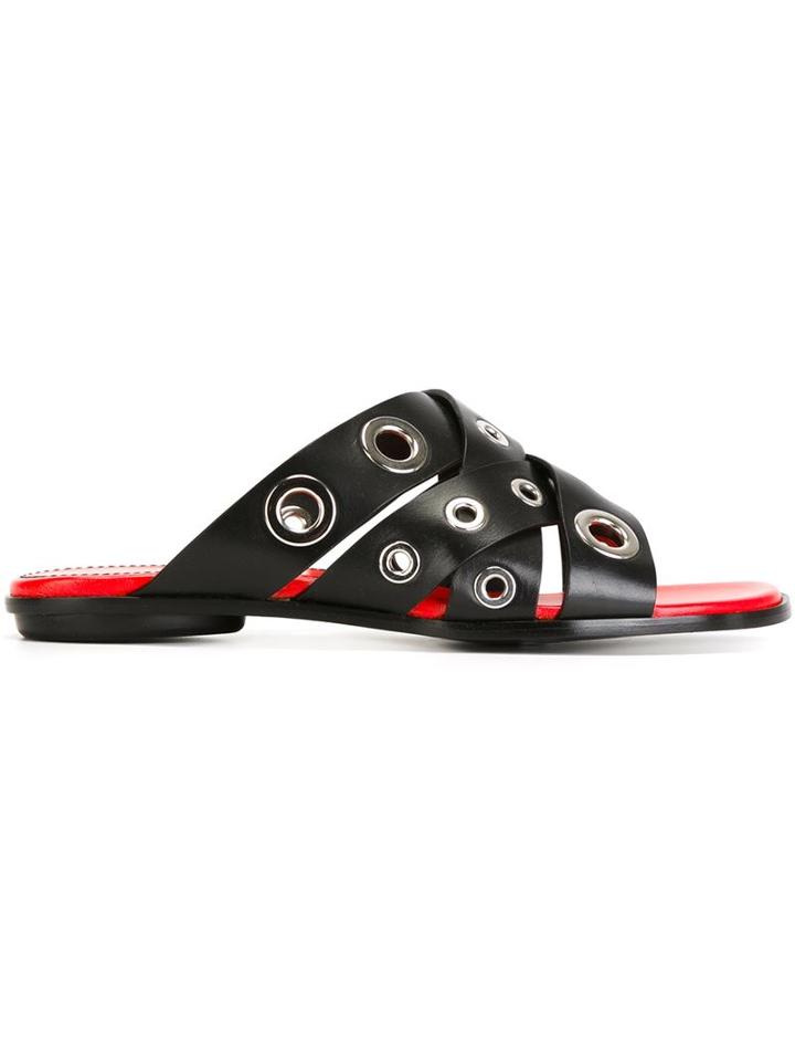 Proenza Schouler Eyelet Embellished Sandals