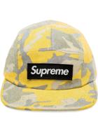 Supreme Washed Out Camo Camp Cap - Grey