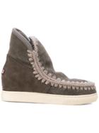 Mou Mocassin Booties - Grey