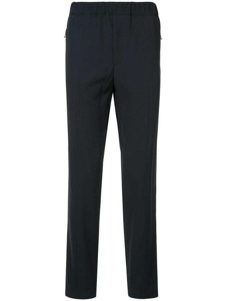 Stella Mccartney Cropped Tapered Track Pants - Blue