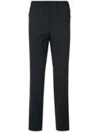 Stella Mccartney Cropped Tapered Track Pants - Blue