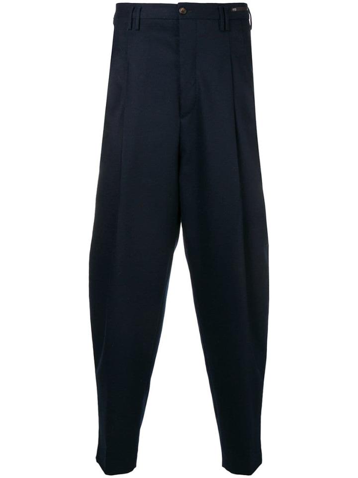 Pt01 Loose Fit Trousers - Blue