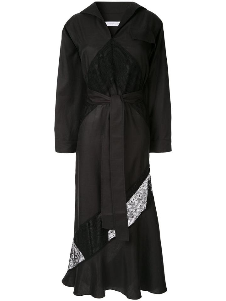 Christopher Esber Belted Shirt Dress - Black