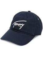 Tommy Hilfiger Contrast Logo Baseball Cap - Blue