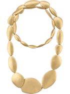 Monies Oversized Stone Necklace - Gold