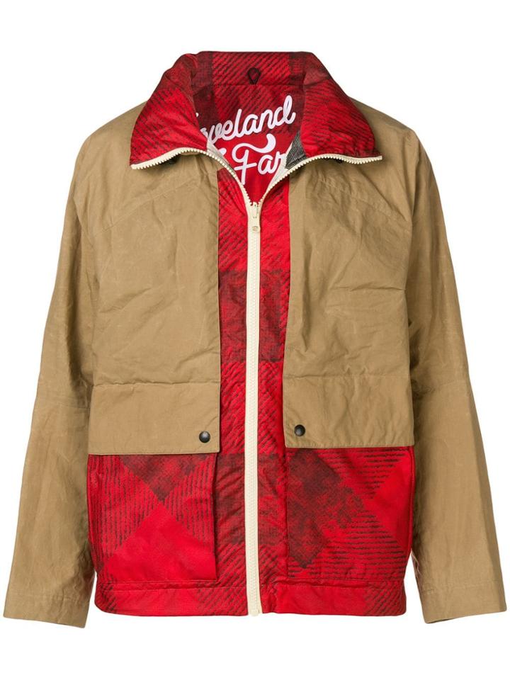 Woolrich Contrast Panel Windbreaker - Neutrals