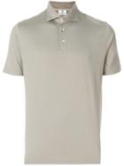 Borrelli Short Sleeved Polo Shirt - Grey