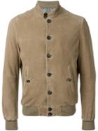 Jacob Cohen Suede Bomber Jacket