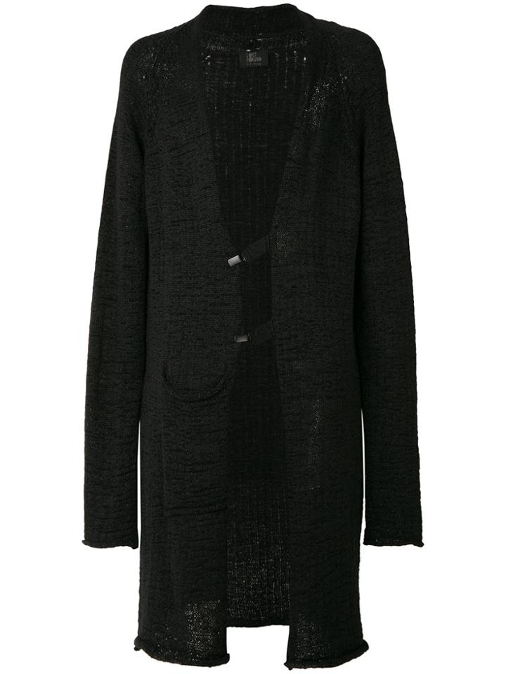 Lost & Found Ria Dunn Long Draped Cardigan - Black