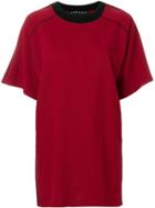 Mumofsix Oversized Hooded T-shirt - Red