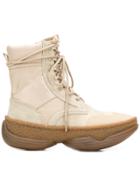 Alexander Wang Lace-up Boots - Neutrals