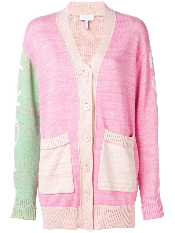 Escada Sport Oversized Cardigan - Pink