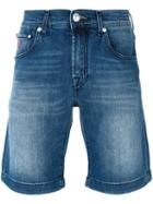 Jacob Cohen - Denim Flag Bermuda Shorts - Men - Cotton/spandex/elastane - 31, Blue, Cotton/spandex/elastane