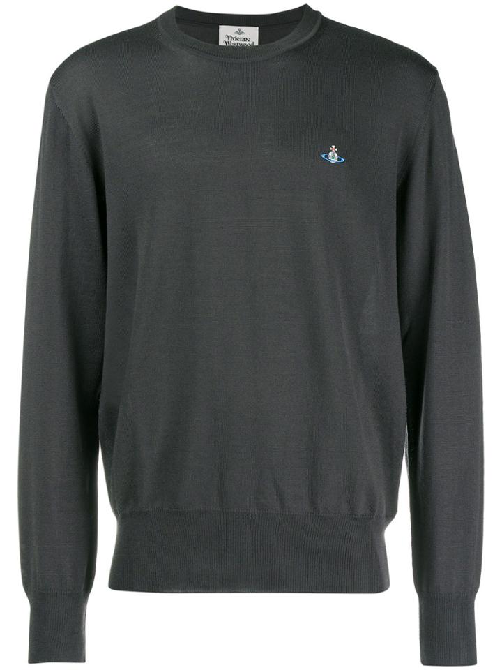 Vivienne Westwood Crew Neck Sweater - Grey