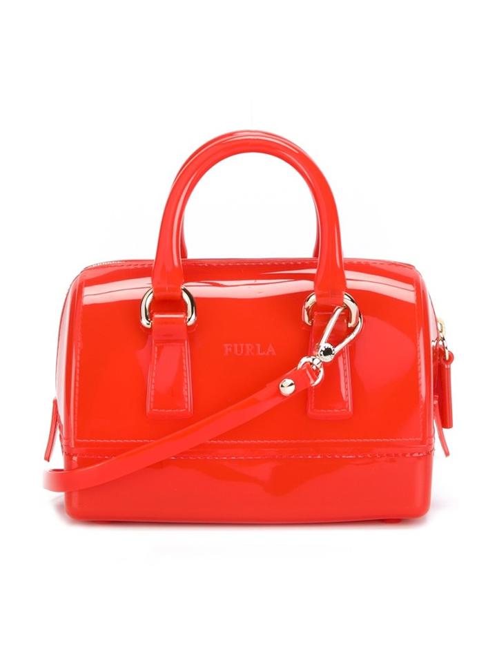 Furla Mini 'candy' Crossbody Bag, Women's, Red, Pvc