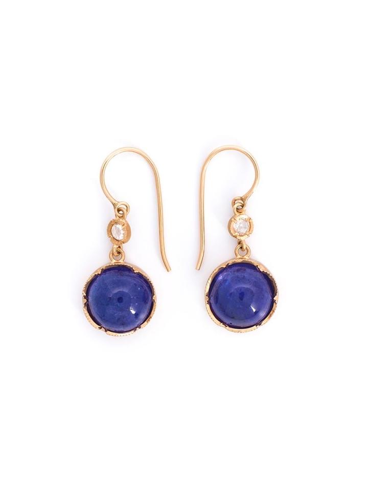 Irene Neuwirth Tanzanite And Diamond Drop Earrings