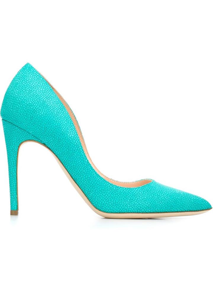Rupert Sanderson Pebbled Effect Pumps