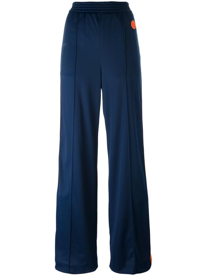 Msgm Stripes Flared Track Pants