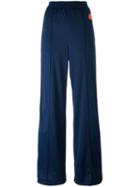 Msgm Stripes Flared Track Pants