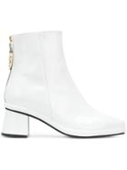 Reike Nen Ring Detail Ankle Boots - White