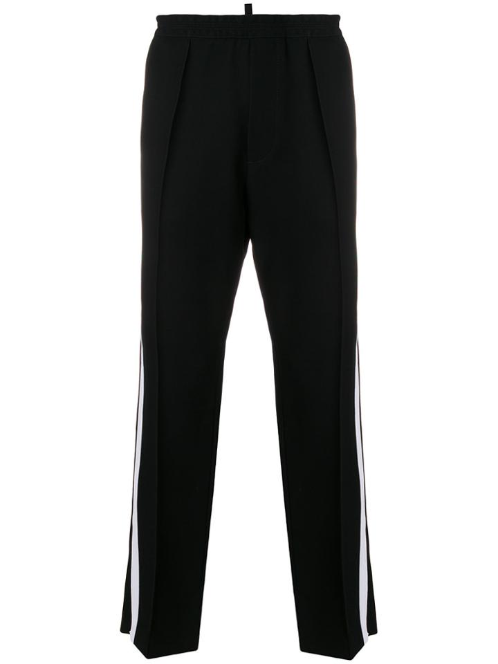 Dsquared2 Side Stripe Trousers - Black
