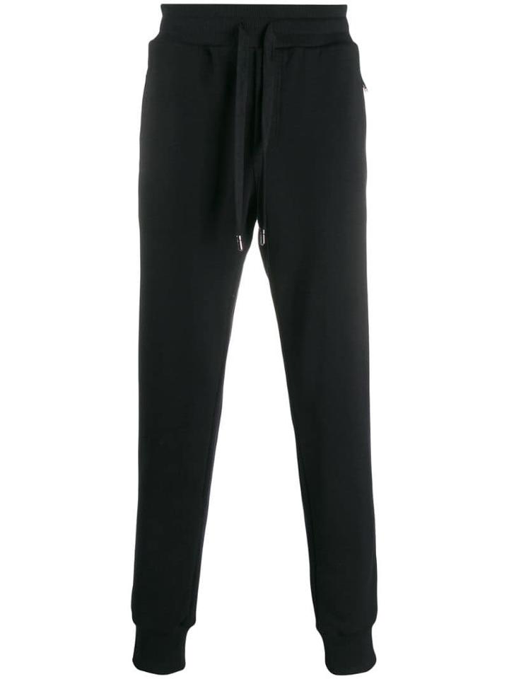 Dolce & Gabbana Straight Leg Track Pants - Black