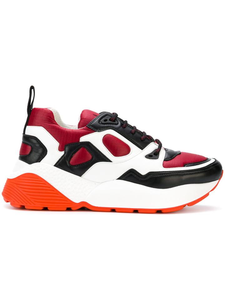 Stella Mccartney Colour Block Sneakers - Red