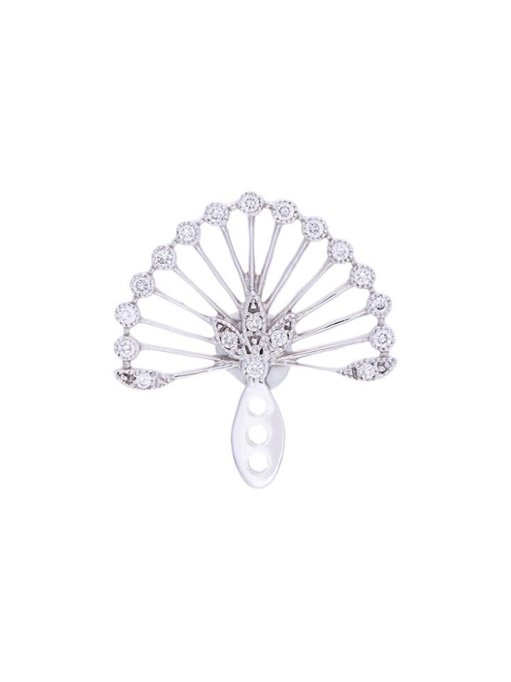 Yvonne Léon Feuillage Diamond Ear Jacket - Metallic