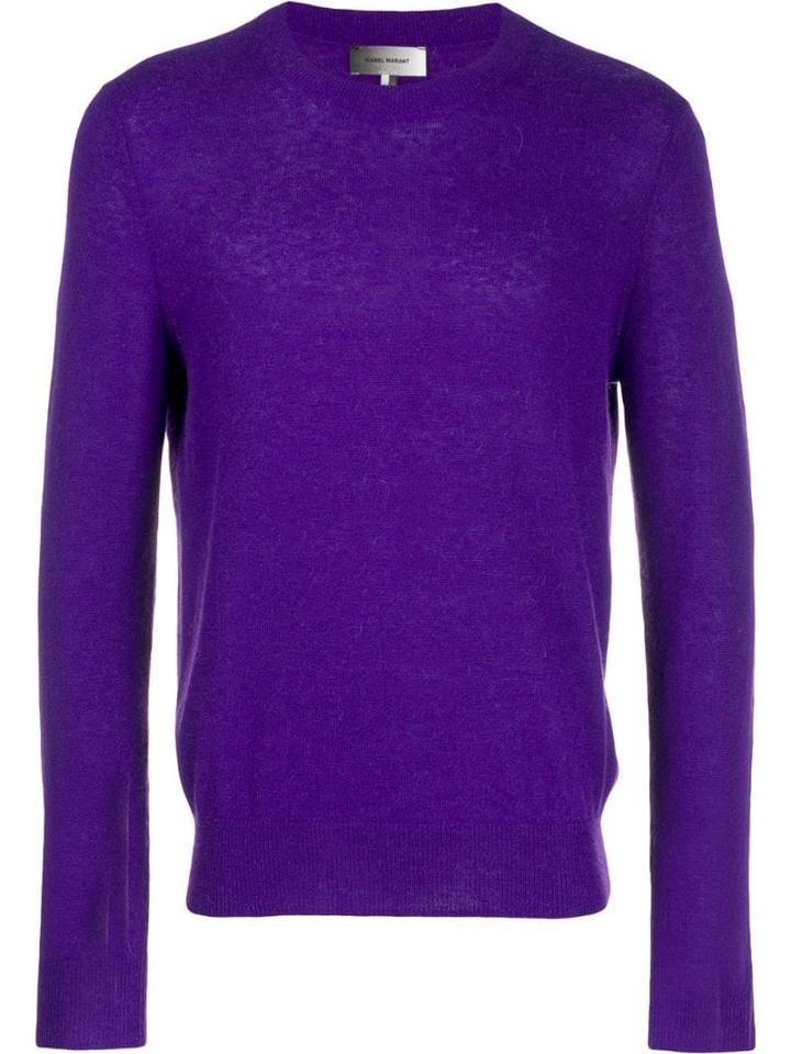 Isabel Marant Crew Neck Jumper - Purple