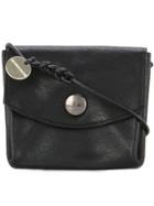 Ann Demeulemeester Snap Fastening Coin Pouch - Black