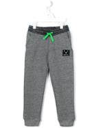 Macchia J Logo Patch Track Pants, Boy's, Size: 8 Yrs, Grey