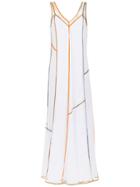 Mara Mac Long Relaxed Dress - White