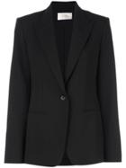 The Row Single Breasted Blazer - Black