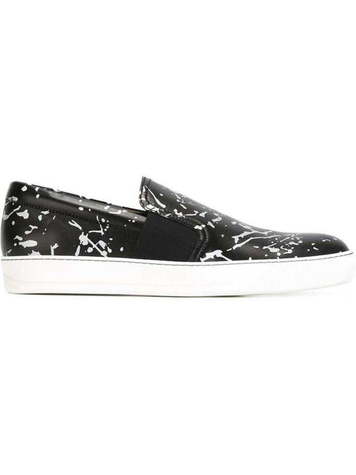 Lanvin Paint Splatter Sneakers