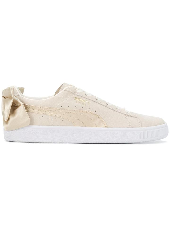 Puma Varsity Bow Sneakers - Nude & Neutrals