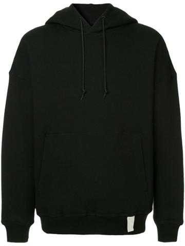 N. Hoolywood Drawstring Hoodie - Black
