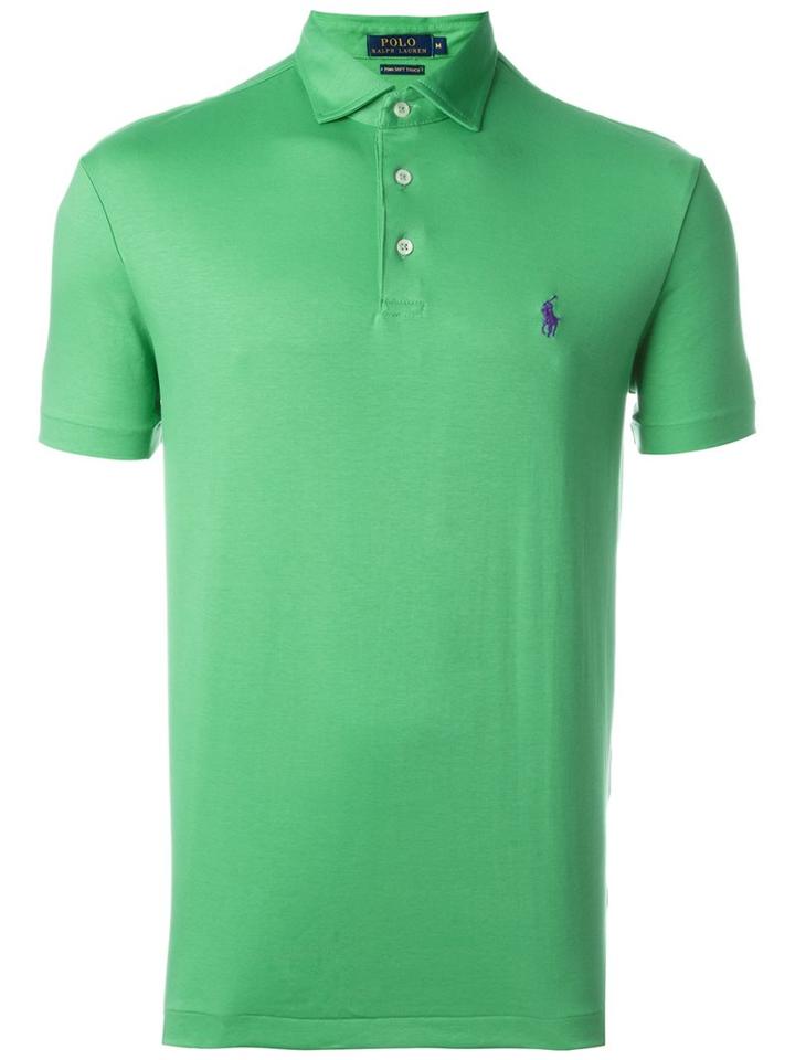 Polo Ralph Lauren Chest Logo Polo Shirt, Men's, Size: Medium, Green, Cotton