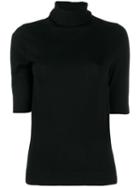 Snobby Sheep Roll Neck Sweatshirt - Black
