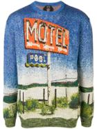 No21 Printed Sweater - Blue