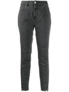 Iro Tapered Ankle-zip Jeans - Black
