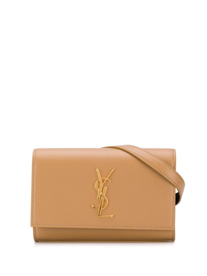 Saint Laurent Logo Belt Bag - Neutrals