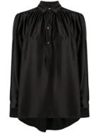 Philosophy Di Lorenzo Serafini Oversized Draped Shirt - Black