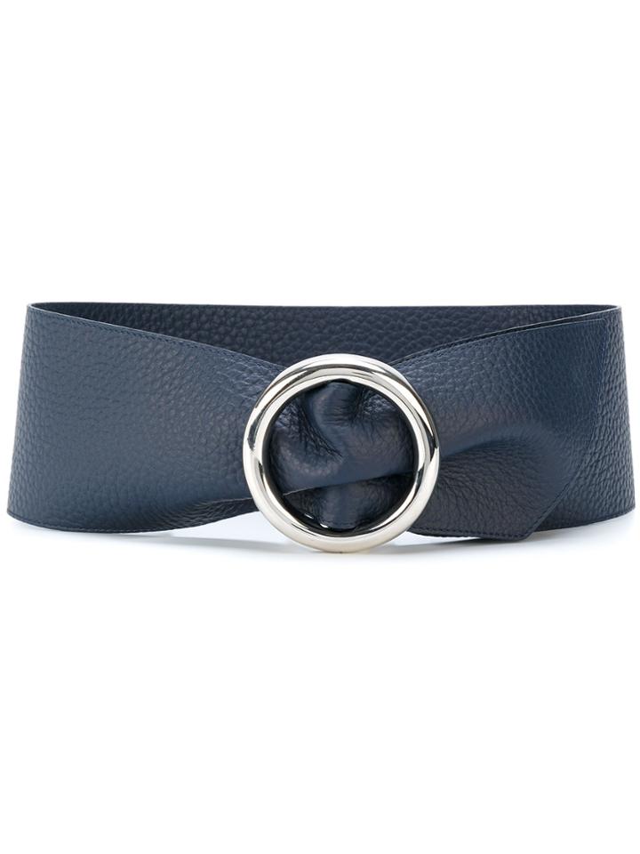 Orciani Round Buckle Belt - Blue