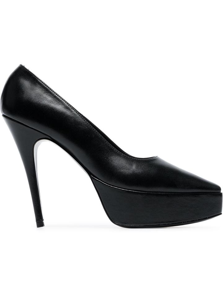Dorateymur Black Nancy Spungen 120 Patent Leather Pumps